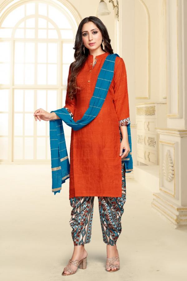 Tunic House Patiyala Rani Nx Fancy Viscose Readymade Salwar